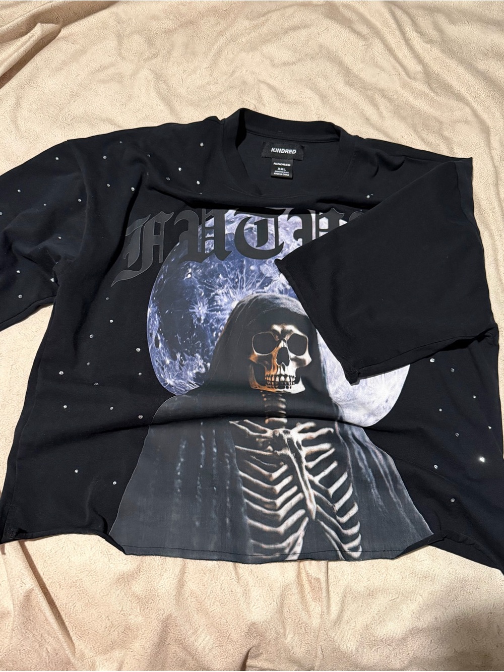 Kindred Black Graphic Skull Short Sleeve Tee
